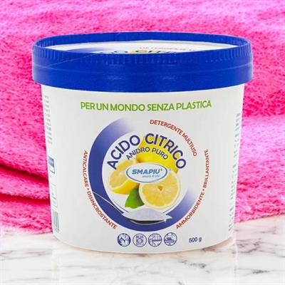 SMAPIU' ACIDO CITRICO ANIDRO PURO 500gr