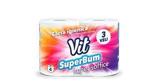 CARTA IGIENICA 4 RT 3veli VIT SUPERBUM IC049D